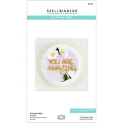 Spellbinders Postage Edge Circles Die