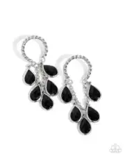 Paparazzi Highest Grade BLack Post Earrings