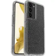 OtterBox Samsung Galaxy S22 5G (6.1') Symmetry Series Clear Antimicrobial Case - Stardust (Clear Glitter) (77-86502)