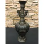 時代物 銅製 鳳凰花瓶 一輪插 茶道具 古物