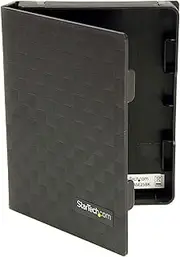 StarTech.com 2.5-Inch Anti-Static Hard Drive Protector Case - 3 Pack - HDDCASE25BK (Black)