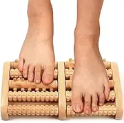 COMFYROOL Wooden Foot Massager Roller, Relax and Relieve Plantar Fasciitis, Heel, Arch Pain. Stress Relief Tool, Relaxation Practical Gifts for Men Women