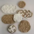 Nordic Style Dining Table Mat Mixed Color Cup Coaster Home Decor