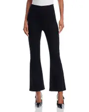 Veronica Beard Carson Off Duty Flare Ankle Jeans in Onyx