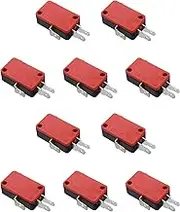 10PCS Durable 3-pin Microswitch for Arcade Push Button Repairing Replacement