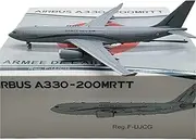 Pre-Built Model Aircraft 1:400 14CM Scale Military Aircraft Model for French Air Force A330-243 MRTT 041 F-UJCG Aircraft Model Kit Miniature Airplane Model
