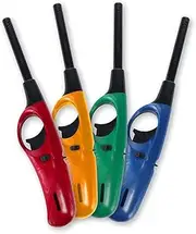 Home Master 4PCE Gas Lighter Kitchen/BBQ Refillable 23CM Length Value Pack