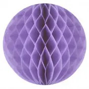 Lilac Paper Honeycomb Ball