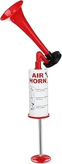Totority 2pcs Red Speaker Air Horn for Sporting Events Safety Horn Boat Air Horn Stadium Horns Handheld Air Horn Super Loud Air Horn Party Noisemaker Noise Maker Plastic