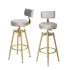 1x Bar Stools Kitchen Stool Chair Grey Levede