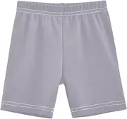 [RPLIFE] Girls Lined Shorts Cotton Spandex Mineral Violet Breathable Summer Biker Cartwheel Shorts for Under Dresses, 4-10 Years, Mineral Violet, 10 Years