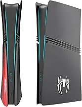 Spider PS5 Pro Digital Faceplates Cover Case Replacement Plates for Playstation 5 Pro Digital Edition