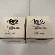 MFS Supply Deadbolt Door Lock Assembly Keys 35241 Polished Brass 2 Locks