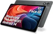 Blackview Tab90 WiFi Android 14 Tablet 11 Inches, 12 (4+8Expansion) GB RAM 128GB Storage Space (2TB TF), Large Display Widevide L1, Octa-core T606, 8200mAh Battery, 5G WiFi, Dual Camera 13MP + 8MP,