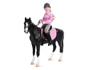 Breyer Horses Logan Horse & English Rider Lauren 1:12 Classic Scale