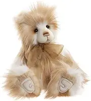 [Charlie Bears] Nadine | 2022 Secret Collection, Plush Teddy Bear, Pendant, Long Plush Fur Bear, Fully Jointed, Handmade, Ages 3+, Collectable