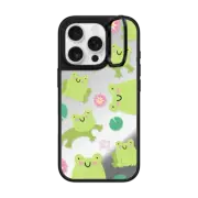 iPhone 16 Pro Mirror Ring Stand Case MagSafe Compatible Uglie Mug Froggies