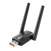 USB WiFi 6 Adapter Bluetooth 5.4, AX900M Dual Band 5/2.4Ghz,Wireless Network ...