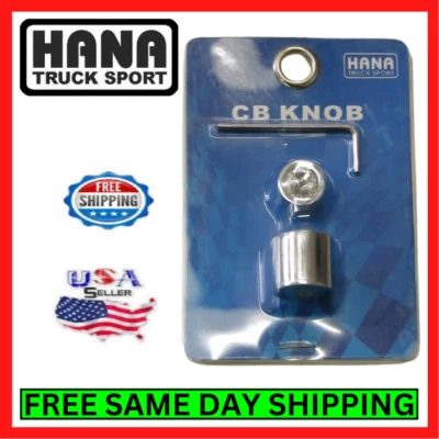 Hana Truck Sport CB Radio Channel Dual Knob Clear Jewel Chrome 29 LX 148 GTL Kit