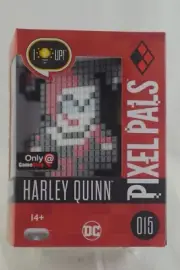 Harley Quinn Pixel Pals 8 Bit Limited Edition HTF Rare Gamestop Ex Light 015 NEW