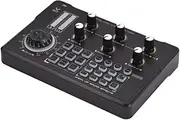 ZENWORYS Live Streaming Sound Card Audio Recording Professional Sound Card Mixer with DJ Mixer Voice Changer Wireless Audio Interface