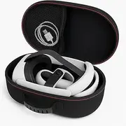Meta Quest 3/3S Hard Case – Shockproof & Water-Resistant VR Carrying Case for Headset and Controllers – Lightweight Travel Bag by MORENTAM
