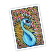 © ART - peacock bird eyes feathers Original Artist Print by Di