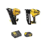 DeWALT 18V 2PCE 1X4.0AH Cordless Finishing Nailer