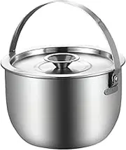 IMIKEYA Fine Mesh Grease Container with Lid Stainless Steel Oil Strainer Pot for Kitchen Storage for Bacon Fat and Cooking Oil Filtration Easy to Use and