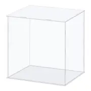 Display Case Acrylic Box Transparent Dustproof Showcase 36x21x31cm