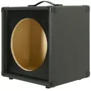 1x12 Extension Guitar speaker Empty cabinet Charcoal Black Tolex US Made