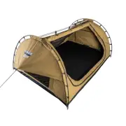 Kings Big Daddy Deluxe Double Swag 4WD Camping Tent 400gsm Canvas 70mm Mattress