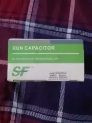 S/F OVAL RUN CAP 60 MFD 440 VAC NEW SEALED BOX