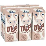 Devondale Moo Chocolate Milk 6x200ml