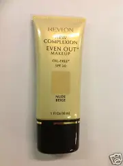 Revlon New Complexion Even Out Liquid Makeup Foundation ( NUDE BEIGE ) New