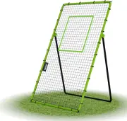 Volleyball Rebounder Net 7X4 FT, Bounce Back Net 5 Adjustable Angles with High-T