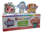 Cocomelon Kiddy Dough Set With 3 Count Tubs & 3 Figure Stampers