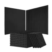VEVOR 80 Pack 12 x 12 x 1 in Acoustic Foam Panels Black Studio Wall and Ceiling