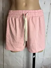 BNWT Girls Sz 14 Anko Light Pink Draw Waist Shorts Adjustable Waist