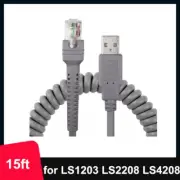 Lot USB Cable For Symbol Barcode Scanner LS2208AP LS4208 LS1203 6FT-15FT