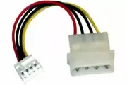 Molex Power Supply to 3.5" Floppy Disc Disk Drive Adaptor