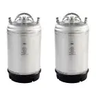 2 Pack NEW 3 Gallon Ball Lock Kegs for Homebrew Cold Brew Coffee Nitro Coffee