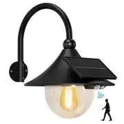 Solar Barn Light Outdoor with 3 Lighting Modes & Motion Sensing, Wall Mount V...