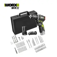 在飛比找momo購物網優惠-【WORX 威克士】12V 無刷鋰電震動電鑽/起子81配件套