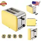 Stylish Kate Spade Enamel Toaster, Yellow with 6 Settings for Perfect Toast