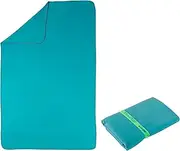 Decathlon Ultra Compact Microfibre Towel Size L 80 x 130cm Unique Size Sky Blue