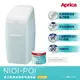 日本 Aprica NIOI-POI強力除臭尿布處理器(內含膠卷1入)+專用替換膠卷3入/ 替換膠捲套餐組