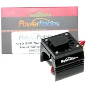 Powerhobby 1/10 Aluminum Brushless Motor Cooling Fan Black : Hpi FireBolt