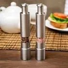 Stainless Steel Thumb Push Salt Pepper Spice Sauce Grinder Mill Muller Stick HB