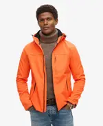Hooded Soft Shell Trekker Jacket | Flame Orange